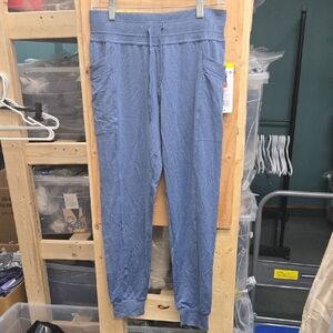 32 Degrees Size S Heathered Blue High Waisted Jogger Pants